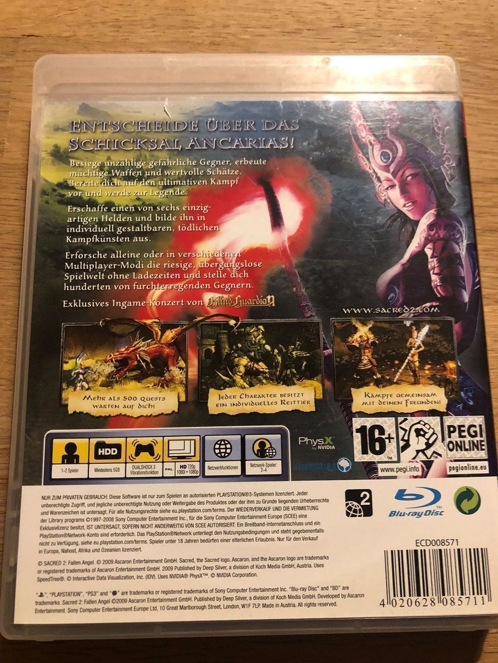 Sony Giochi: Sacred 2 Fallen Angel für Ps3 – Usato da Kestenholz venduto da Inna09 1
