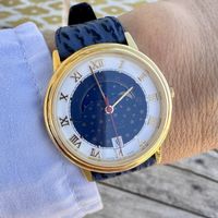 Swiss Mondphase/Moonphase Vintage Uhr Watch 34mm