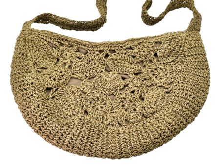 Sac bandoulière PROMOD crochet beige motif floral