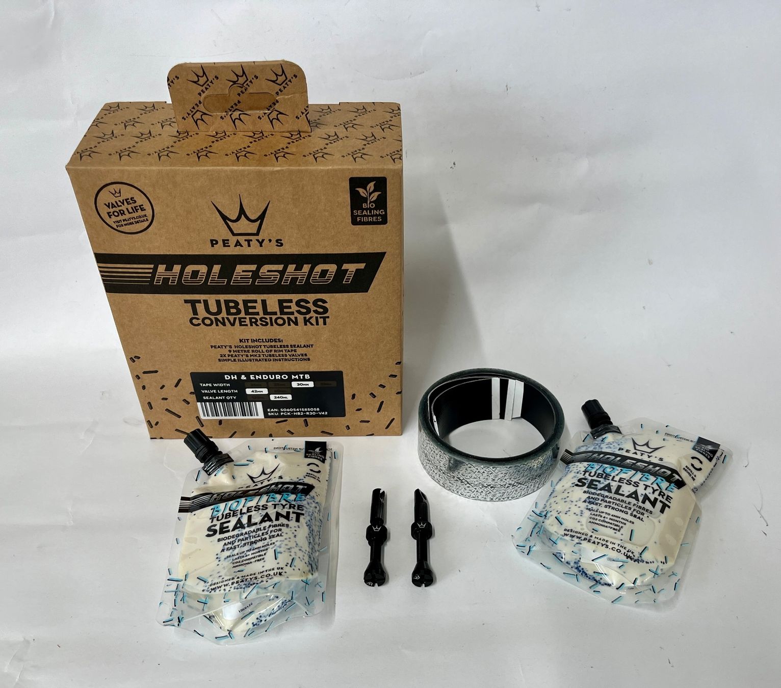 Pezzi di ricambio: Peaty's Reifendichtmittel Conversion Kit Holeshot TL Enduro – Nuovo e nell'imballaggio originale da Mörigen venduto da Jimmiz 3