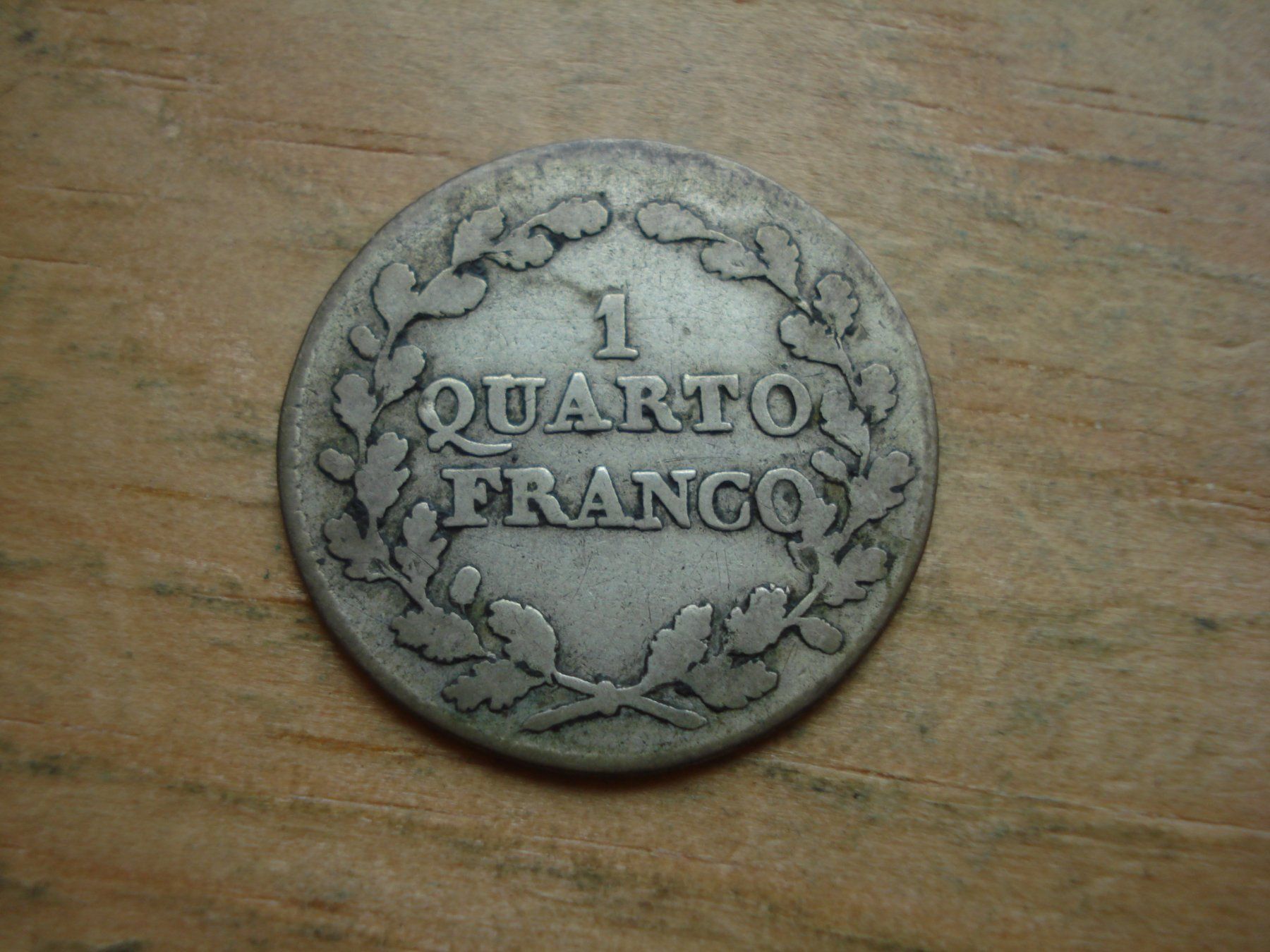 Tutti le monete: (G1) Ticino Quarto Franco 1835 – Usato da Erlach venduto da Net-Coins