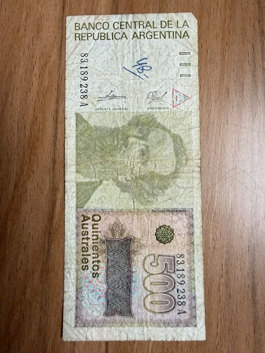 Banconote: Argentinische Banknote – Usato da Grenchen venduto da Bastet007