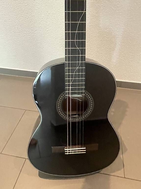 Strumenti musicali: Gitarre inklusive Case + neue Seiten – Usato da Wettingen venduto da Sinak02 1
