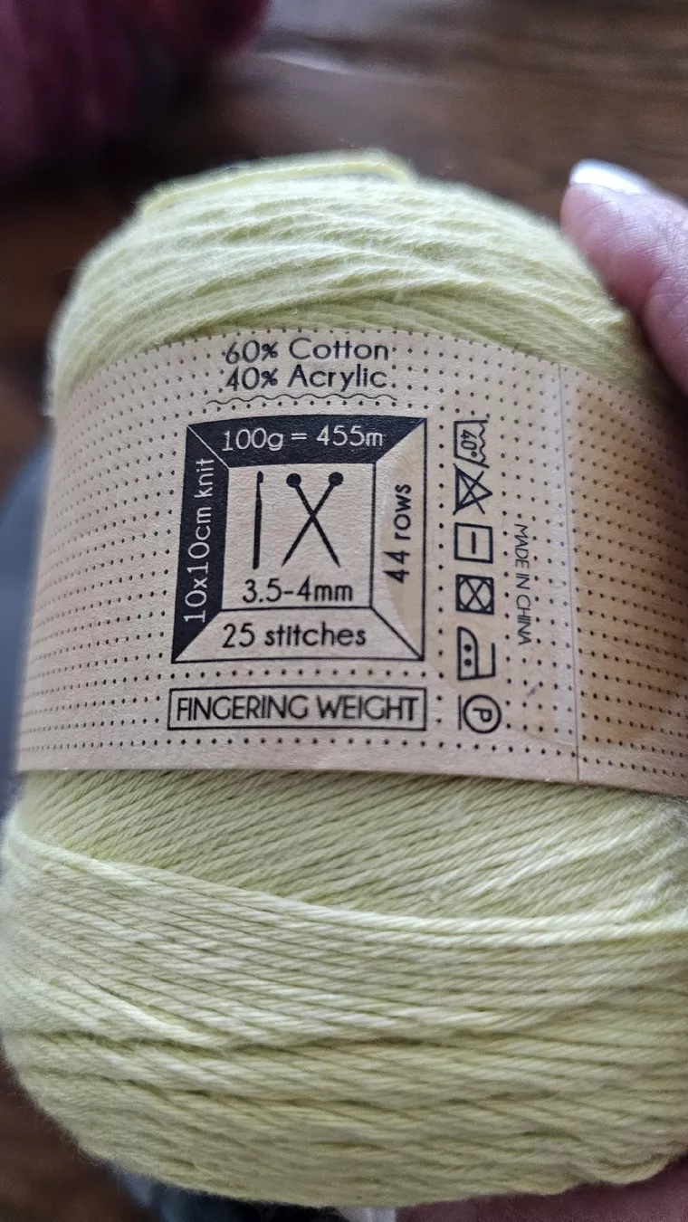 Laine: Hellgelbes Mischgarn, 90 gr. – Neuf avec emballage d'origine à Fehraltorf par lisam16 4