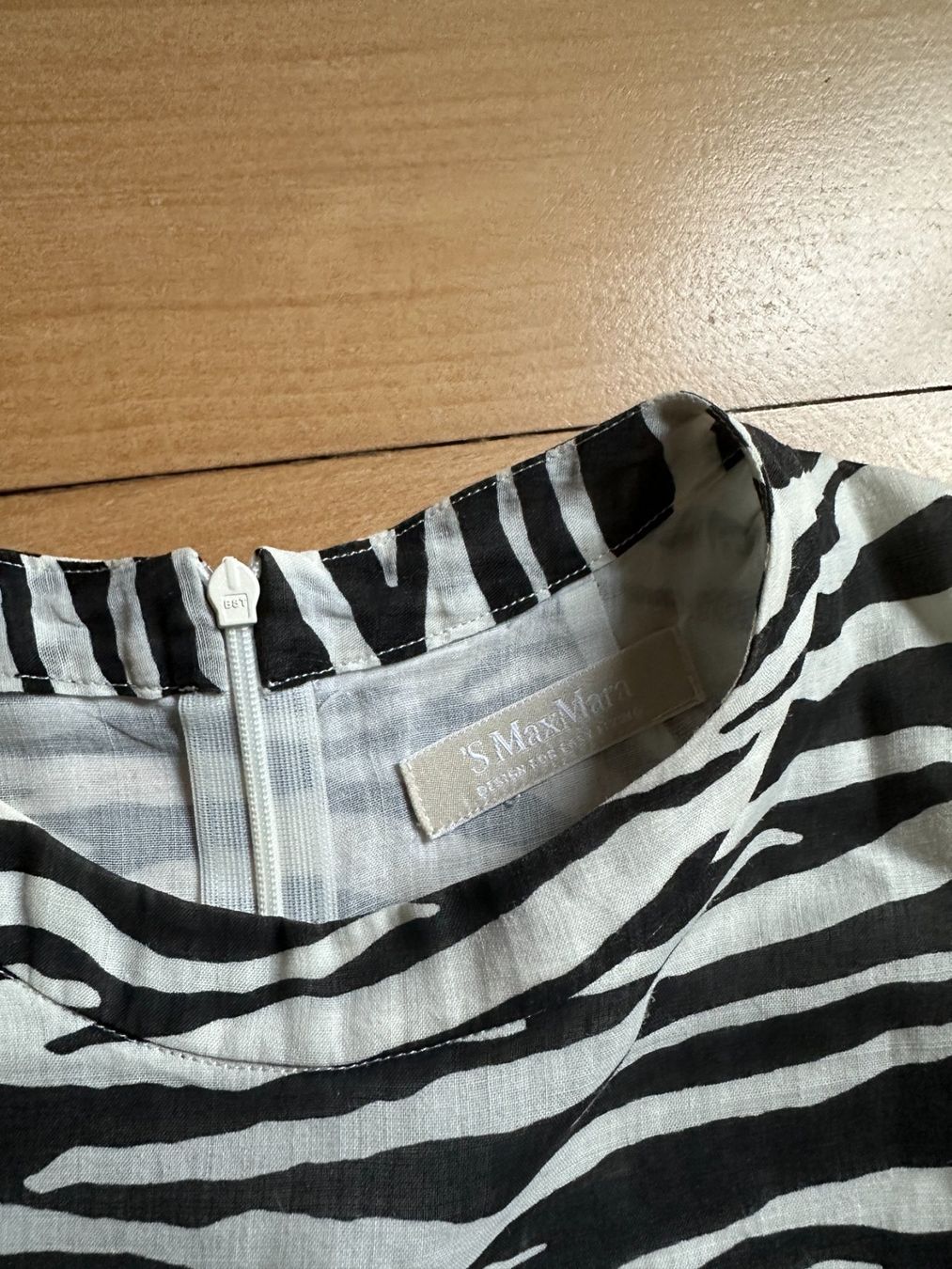 Max Mara Vestiti: MAX MARA - Zebra Etuikleid schwarz-weiss 40 – Usato da Zürich venduto da Diazaio 3