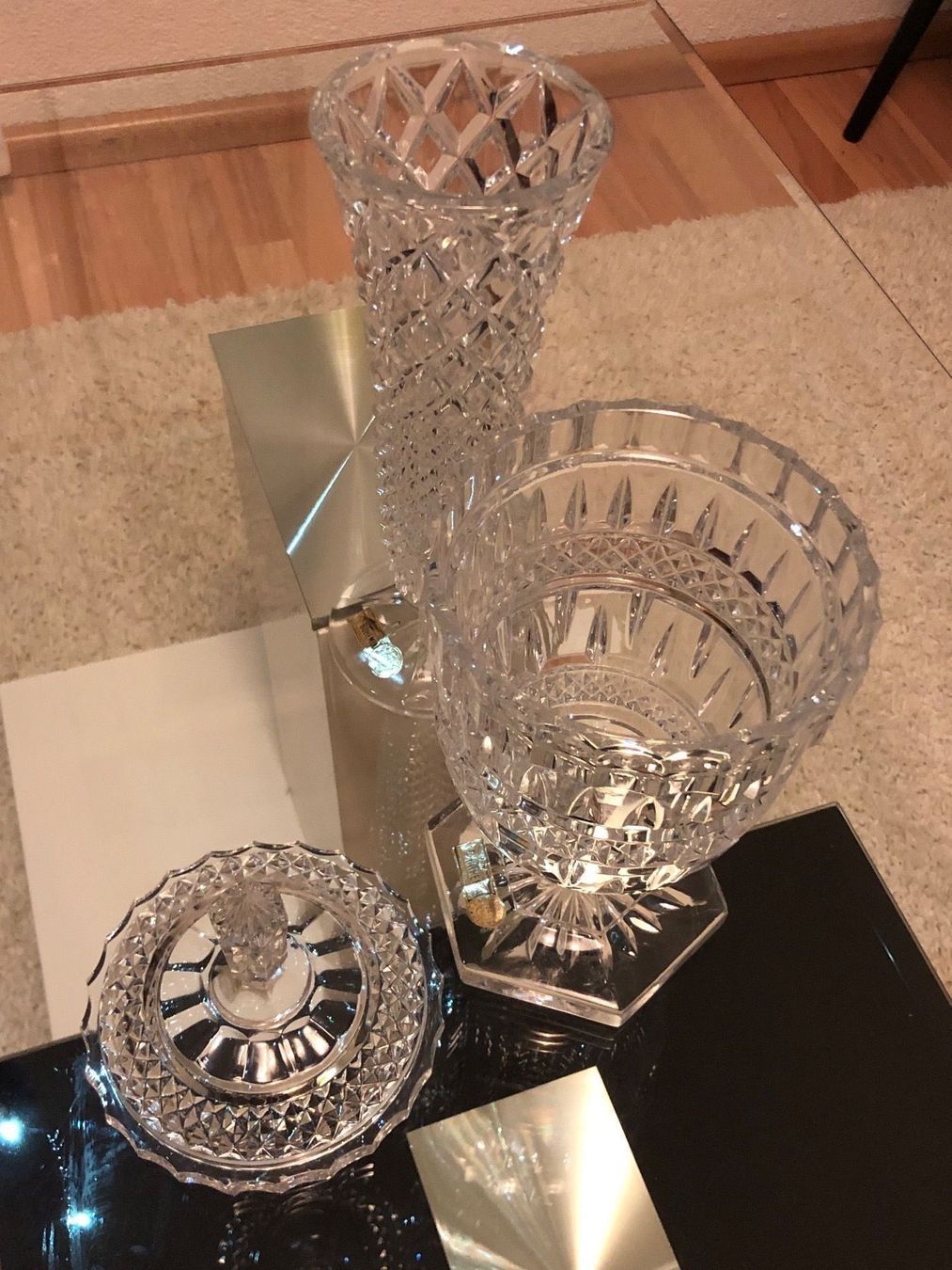 Caraffe: Glaskaraffen Karaffe Bohemia j – Usato da Schlieren venduto da Mattis123 1