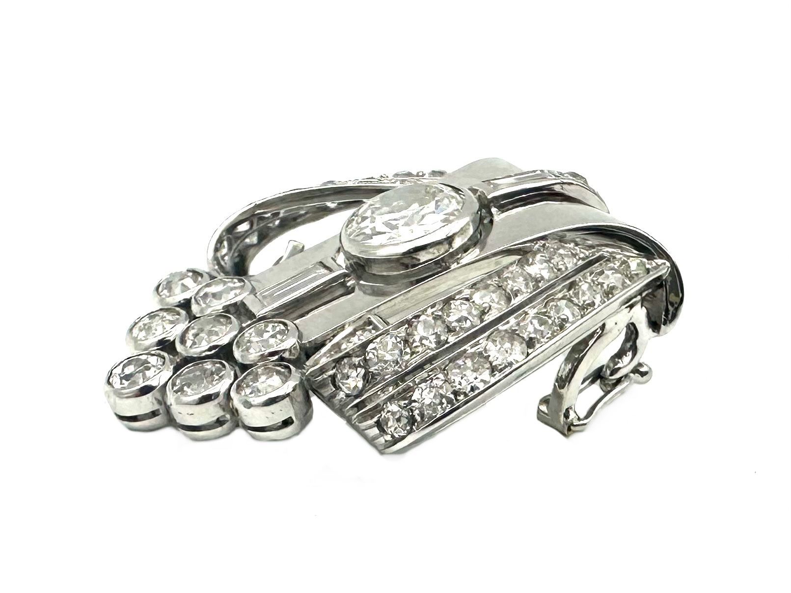 Ciondoli: Pendentif Art-Déco platine et diamants – Usato da Renens VD venduto da Diademe.sarl 3