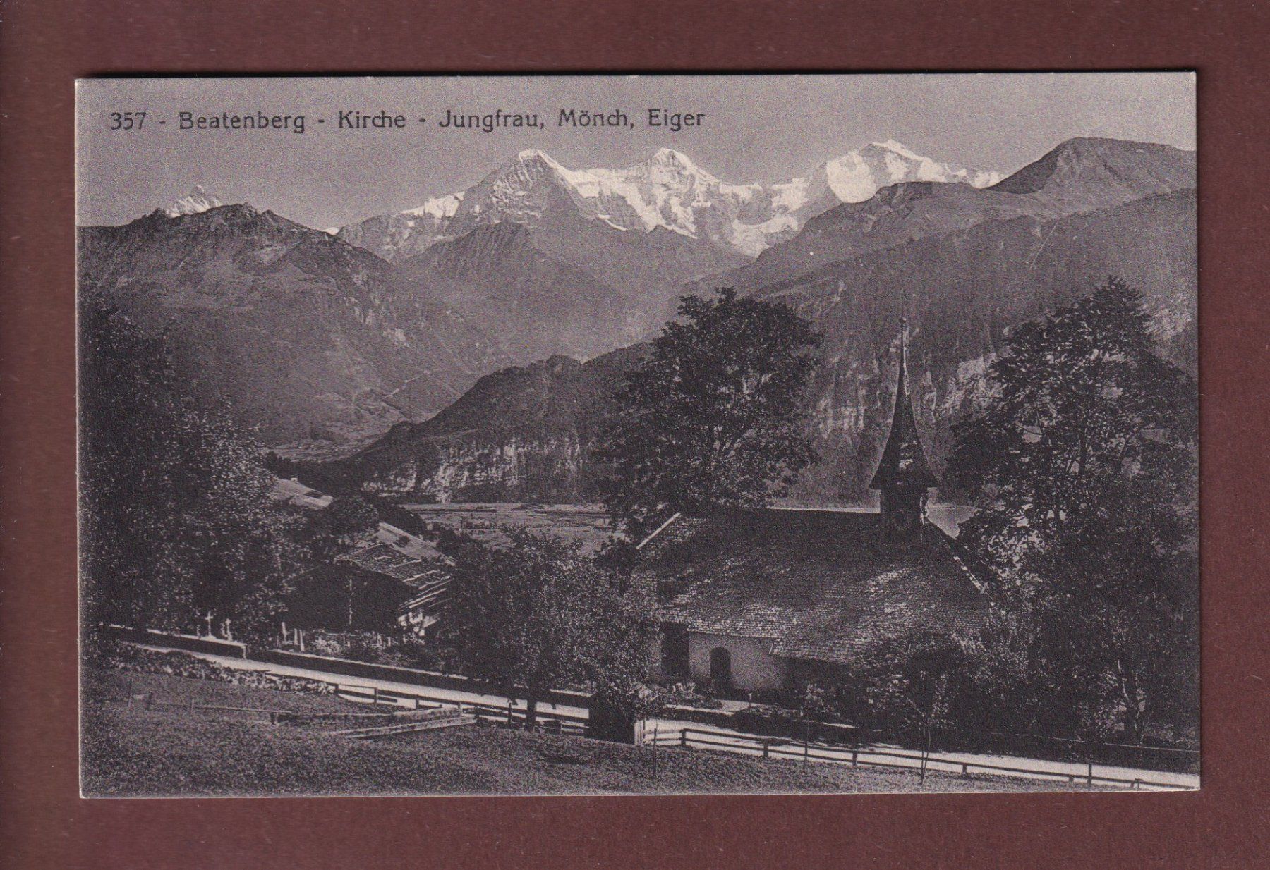 Cartes postales: BEATENBERG - Kirche – D'occasion à Pully par nicecards-shop