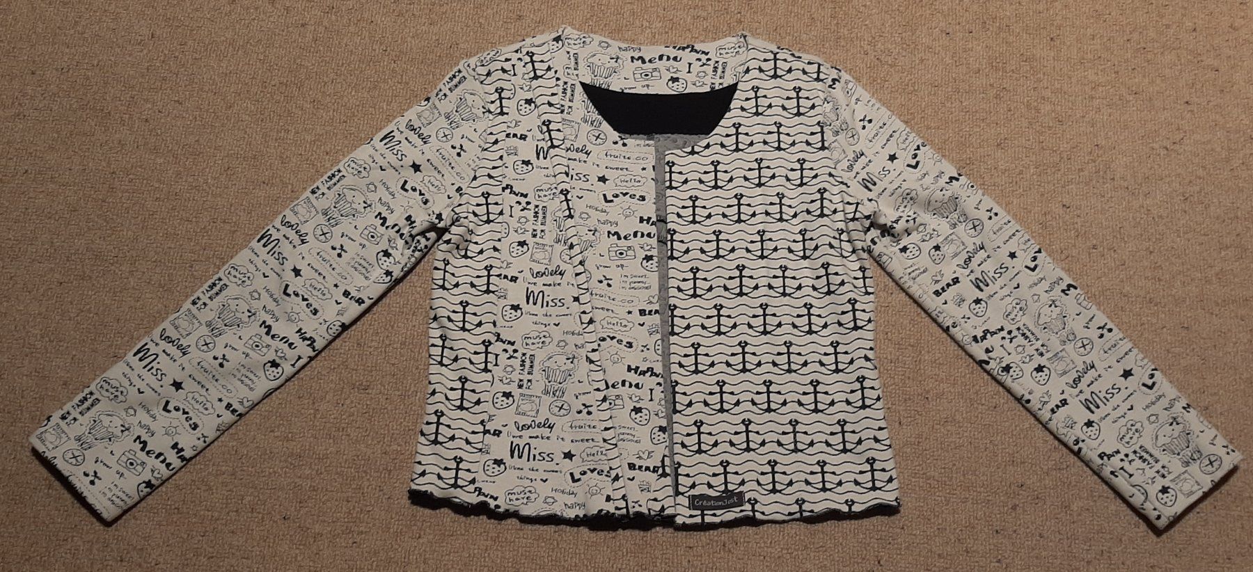 Giacche: Jersey-Jacke mit diversen Mustern, Top Zustand, Gr. 38 – Usato da Thun venduto da koehr 5