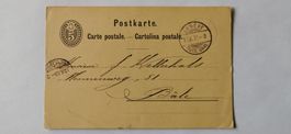 Postkarte 1883