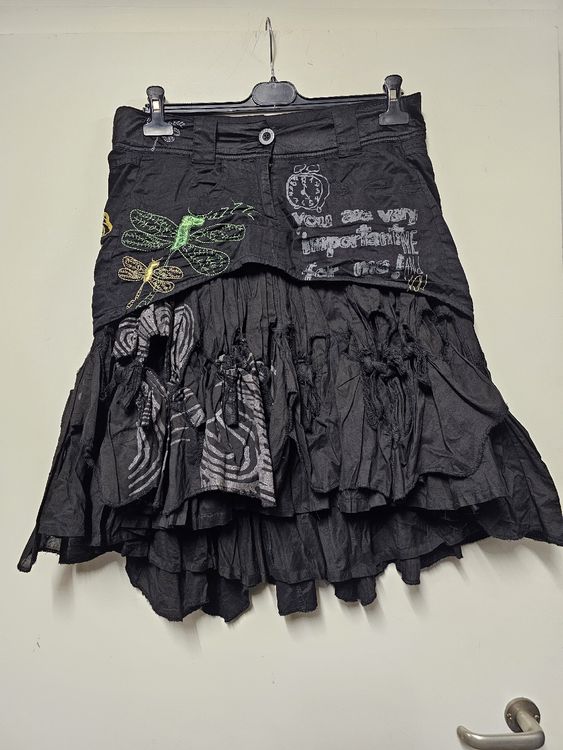 Jupe Noir Imprimé Femme JDY Emily Black - Prêt-à-Porter
