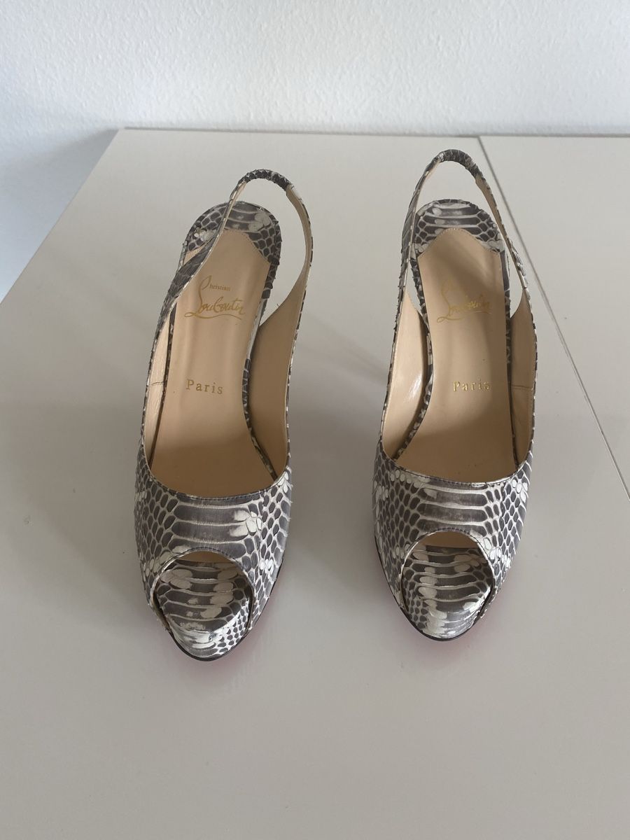 Christian Louboutin Damenschuhe: Christian Louboutin Sling Python T40 – Neu (gemäss Beschreibung) aus Kilchberg ZH von elo_lr6s 3