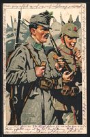 Ludwig Hohlwein: Verbündete Soldaten ge