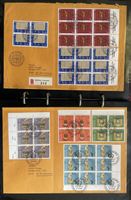 Sammlung Briefe meist 4er Block FDC u.a. Kat: 380.00 CHF ++