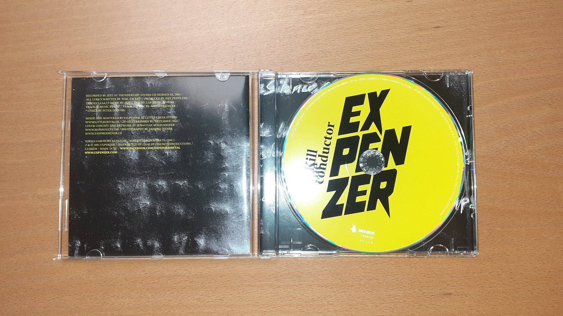 CD: CD Expenzer - Kill The Conductor (sealed) – Nuovo e nell'imballaggio originale da Linthal venduto da Luther 2