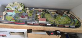 Märklin H0 Anlage mit Mobile Station und mit drei Zügen, Dig