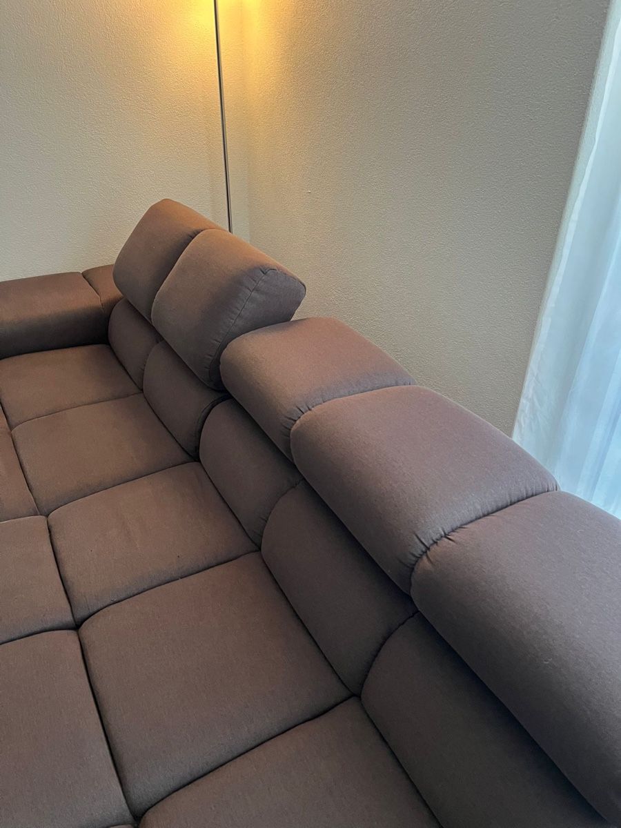 Sofas: Ecksofa (braun, Stoff) – Gebraucht aus Fehraltorf von Sbremen 3