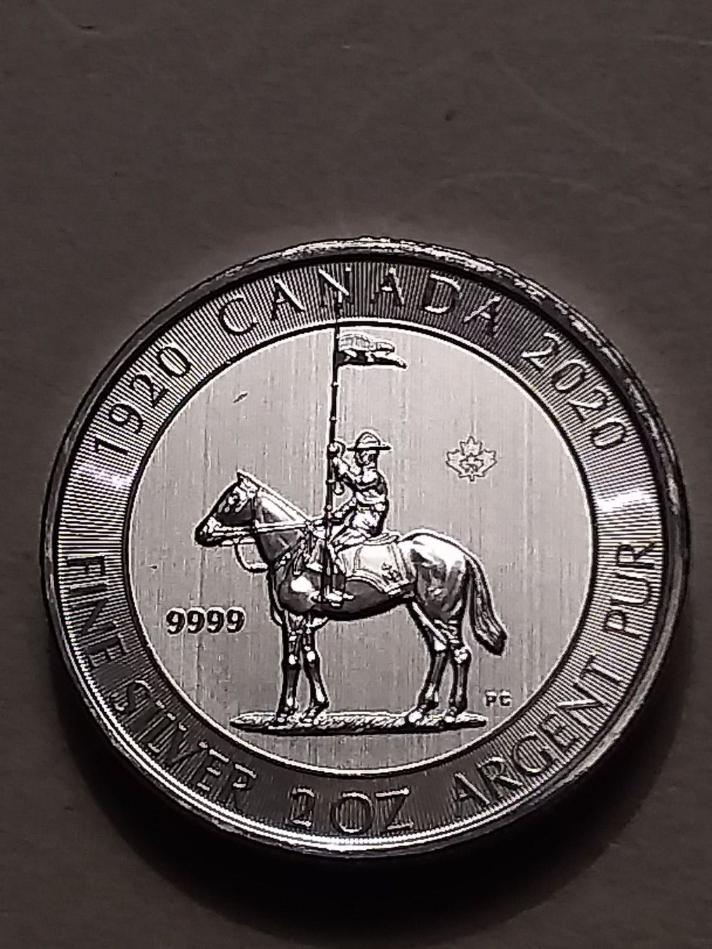Tutti le monete: 2 Unzen Silbermünze Kanada Mounted Polic – Nuovo (secondo la descrizione) da Schwyz venduto da Trofana