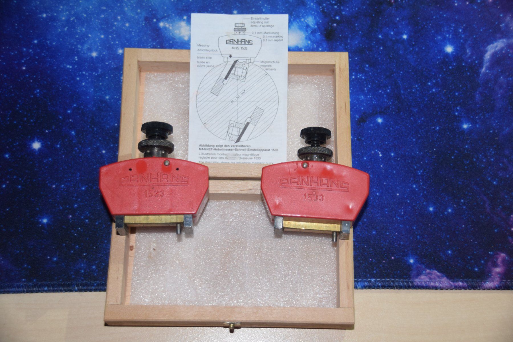 Misurare: Panhans 1533 Magnet-Hobelmesser-Schnell-Einstellapparat – Usato da Rüti ZH venduto da Mei996 1