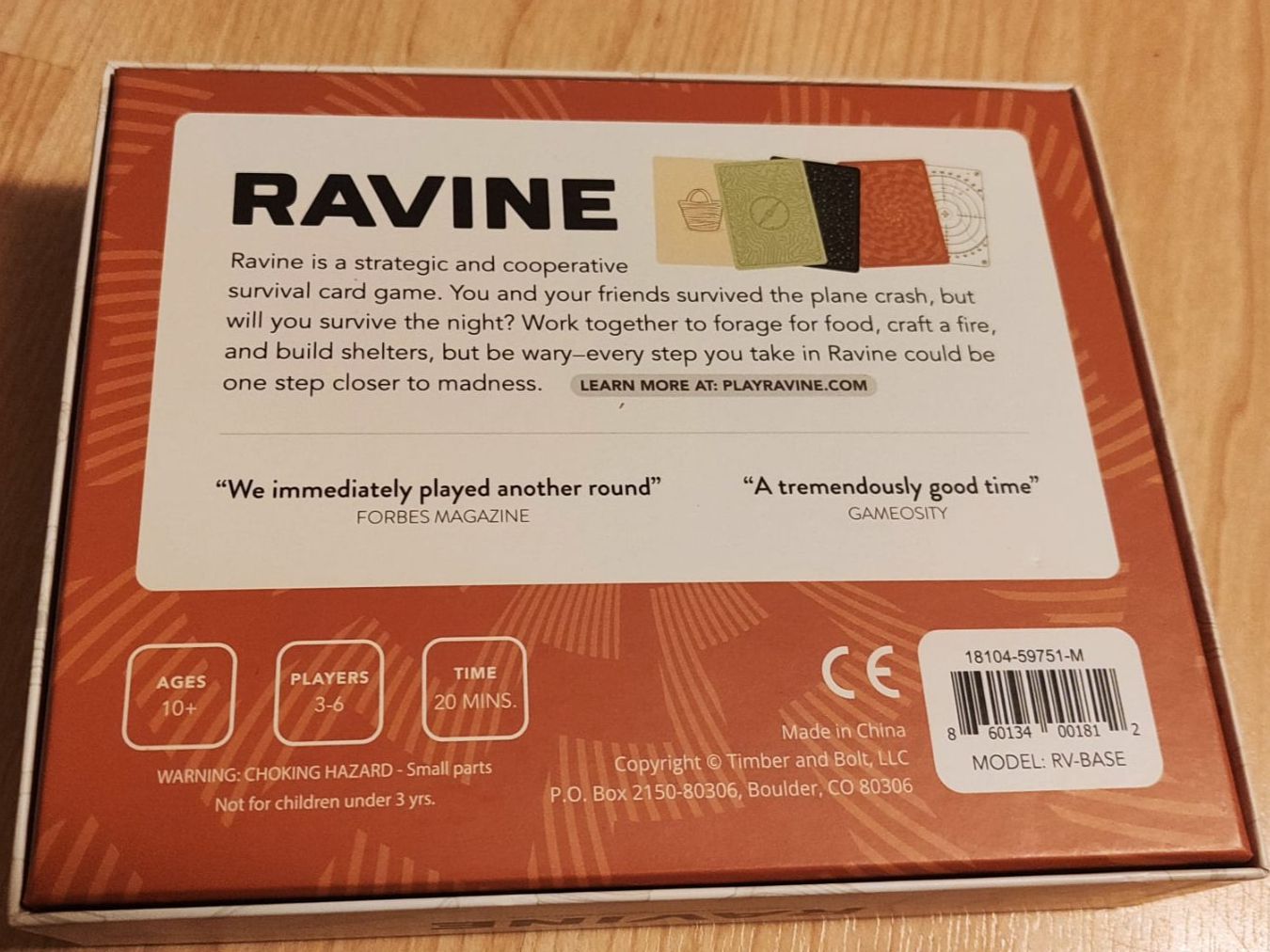 Giochi: Ravine (KS edition) – Usato da Giffers venduto da goldenspiral 1