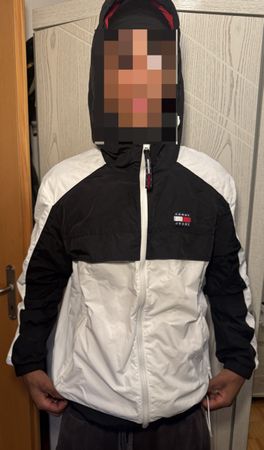 Veste Tommy Jeans Coupe-Vent, Taille M - Comme Neuve!