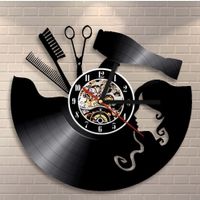 Schallplatten Uhr Frisseur