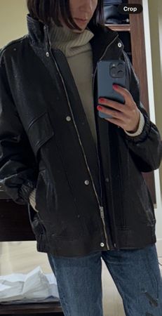 Textured Nappa Leather Jacket