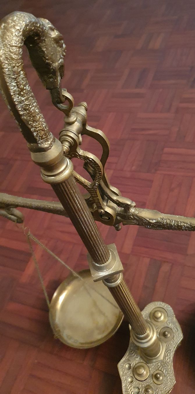 Bilance e pesi: Antike Messing Waage – Usato da Kreuzlingen venduto da Rschweiz1 6
