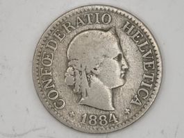 10 rappen 1884