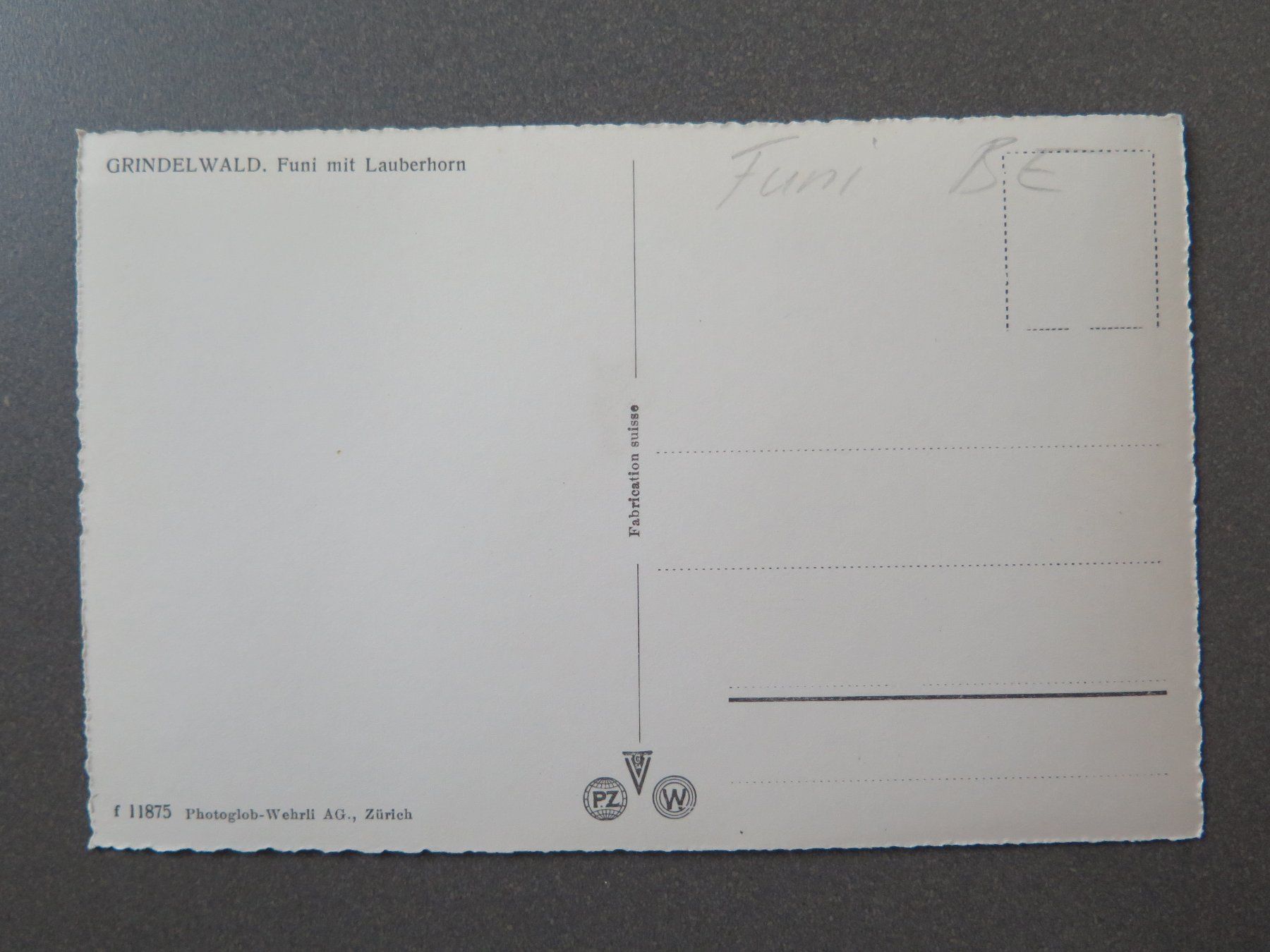 Ansichtskarten: GRINDELWALD - FUNI – Gebraucht aus Wittenbach von lipasal 1