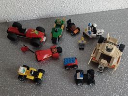 Verschiedene LEGO Fahrzeuge. Gemäss Bilder. Ab 1.-