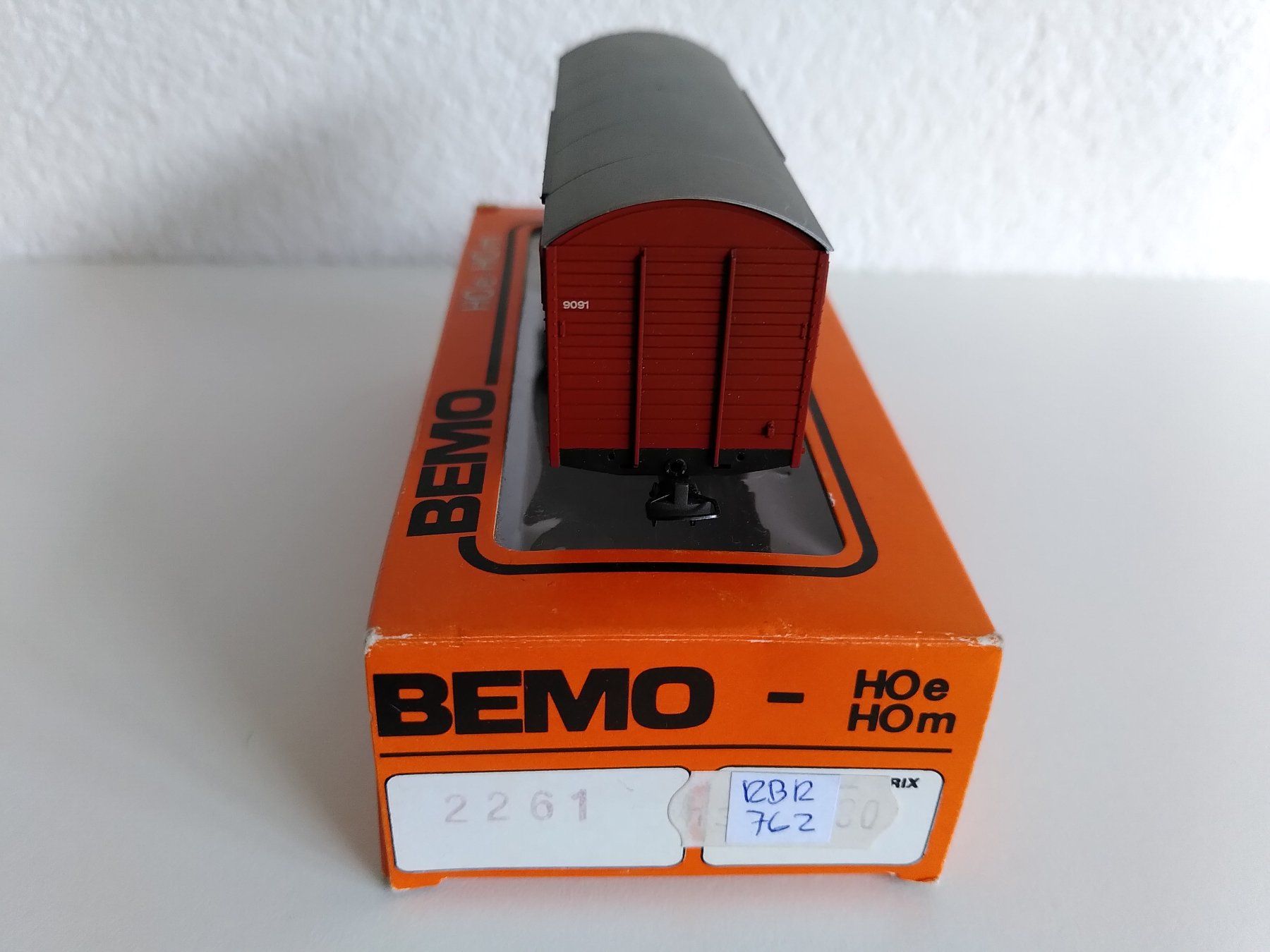 Bemo Modelleisenbahnen: Bemo RhB Xk-v 9091 Kabelbauwagen H0m – Gebraucht aus Naters von Luca099 3