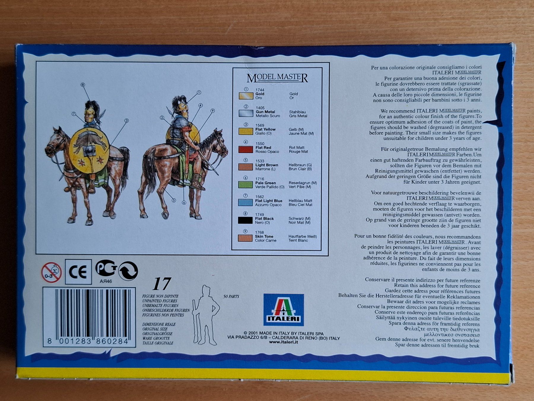 Italeri Kit di modellismo & Modellini statici: Italeri 1/72 Roman Cavalry – Nuovo e nell'imballaggio originale da Diepoldsau venduto da beeteutel 1