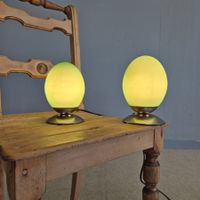 Set Nachttischlampe Egg Lamp Tischleuchte Ei - Lampe EB-44
