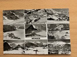 ANTIKE ANSICHTSKARTE WENGEN************