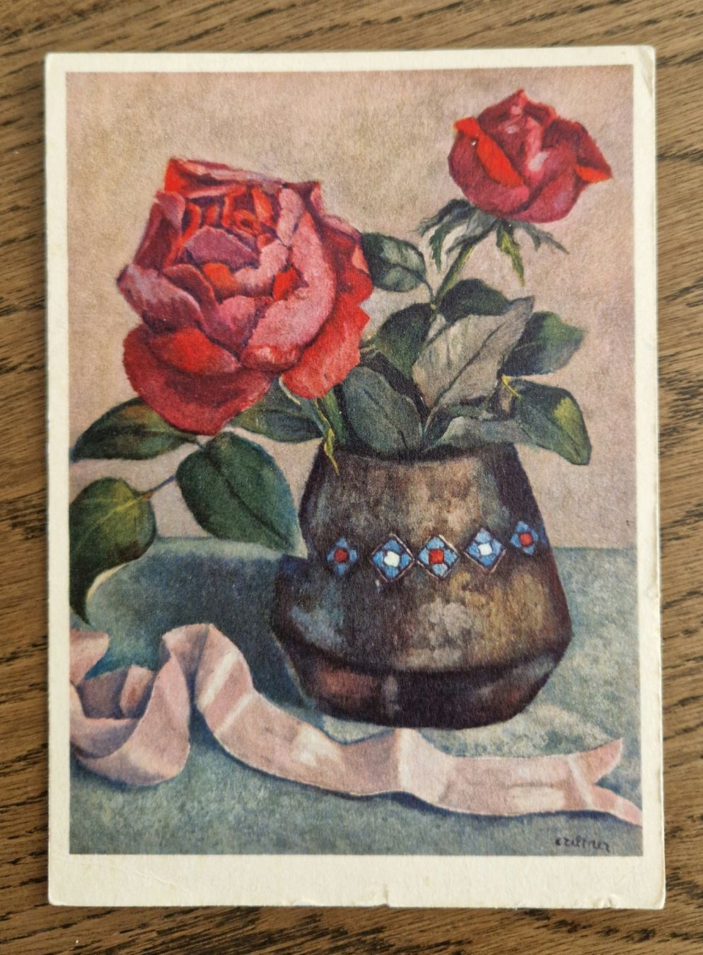 Cartes postales: Roses 1956 – D'occasion à Ebikon par Donar50
