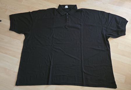 Polohemd Schwarz Grösse 7XL neuwertig 2x 