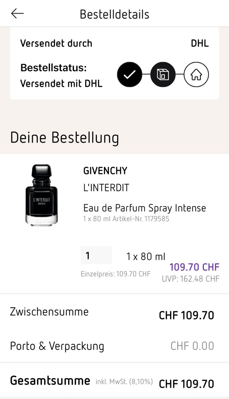 Givenchy Parfum & Eau de Toilette: Parfum Givenchy L'Interdit Absolu flacon utilise – Gebraucht aus Puidoux von jel_crq6 4