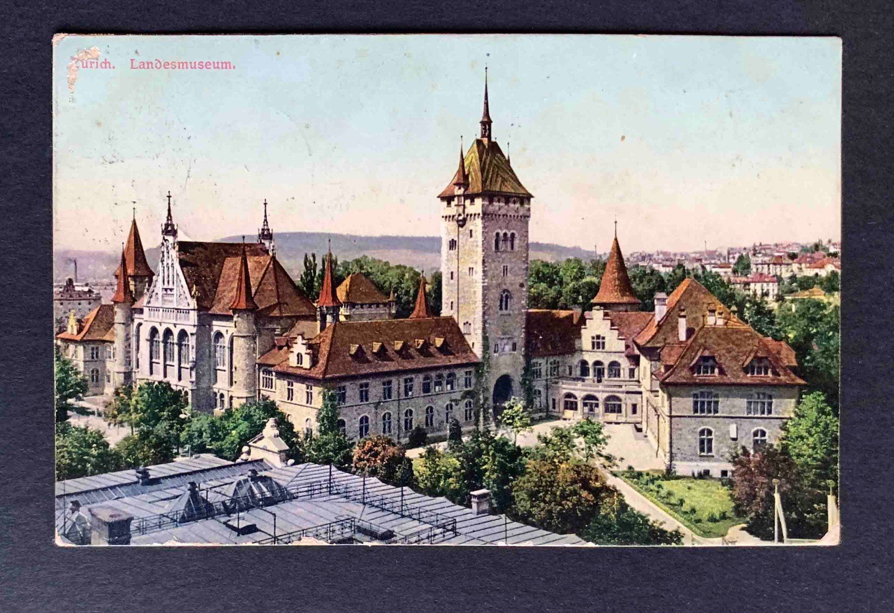 Cartoline postali: AK Zürich Landesmuseum – Usato da Goldau venduto da artelier1