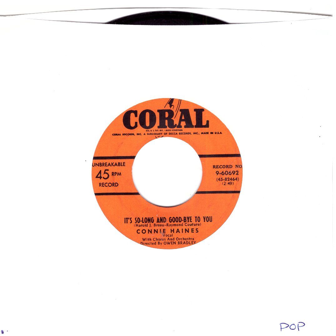 Dischi in vinile: CONNIE HAINES – Usato da Bassersdorf venduto da house-of-vinyl