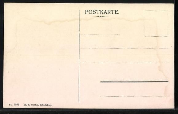 Cartoline postali: AK Interlaken, Geschäfte am Höheweg – Usato da Berlin venduto da bartko-reher 1