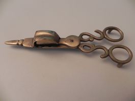 Alte Dochtschere o/ Kerzenschere Messing