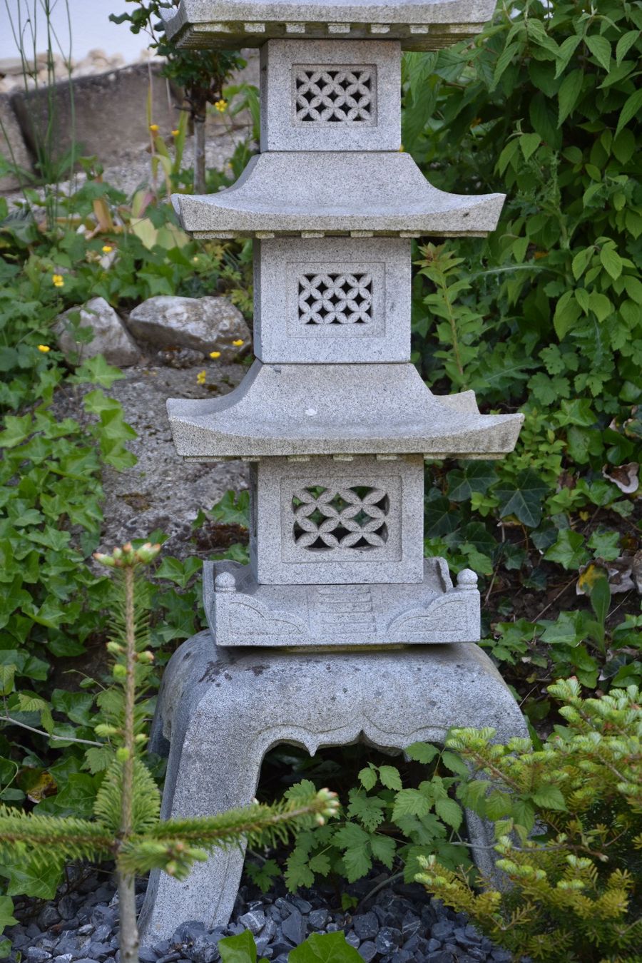 Sculture & Statue: Koreanische Gartenstatue Pagode Laternen /Granit/ca.1.85m – Usato da Wohlenschwil venduto da Dapara 5