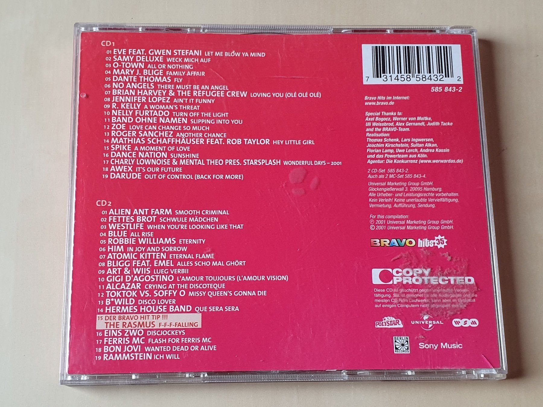 CD: Bravo Hits 35 – Usato da Stansstad venduto da collectorsshop 1