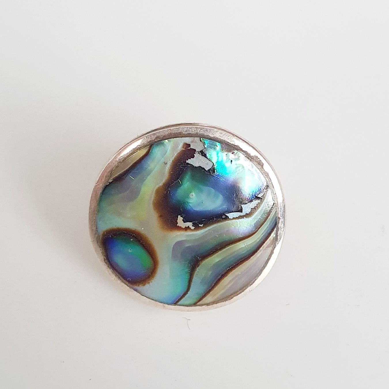 Anelli: Ring Silber mit Abalone Grösse 17.8 mm 925 Silber – Usato da Kreuzlingen venduto da Wunderkiste123 4