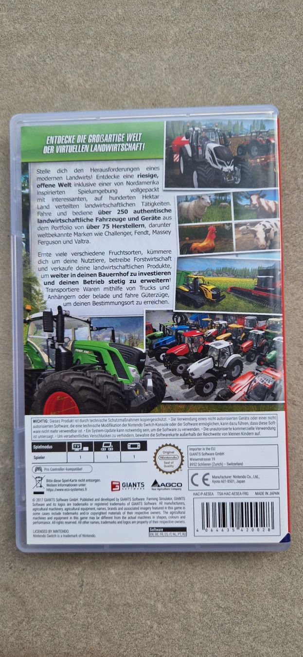 Nintendo Jeux: Landwirtschafts-Simulator Nintendo Switch – D'occasion à Niederwil AG par fab_cmk7 1