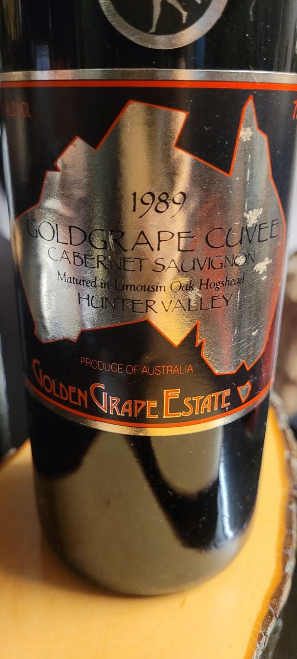 Vino: Wein, 1989 GOLDGRAPE CUVEE Cabernet SAUVIGNON – Usato da Sisseln AG venduto da cosmos04 1