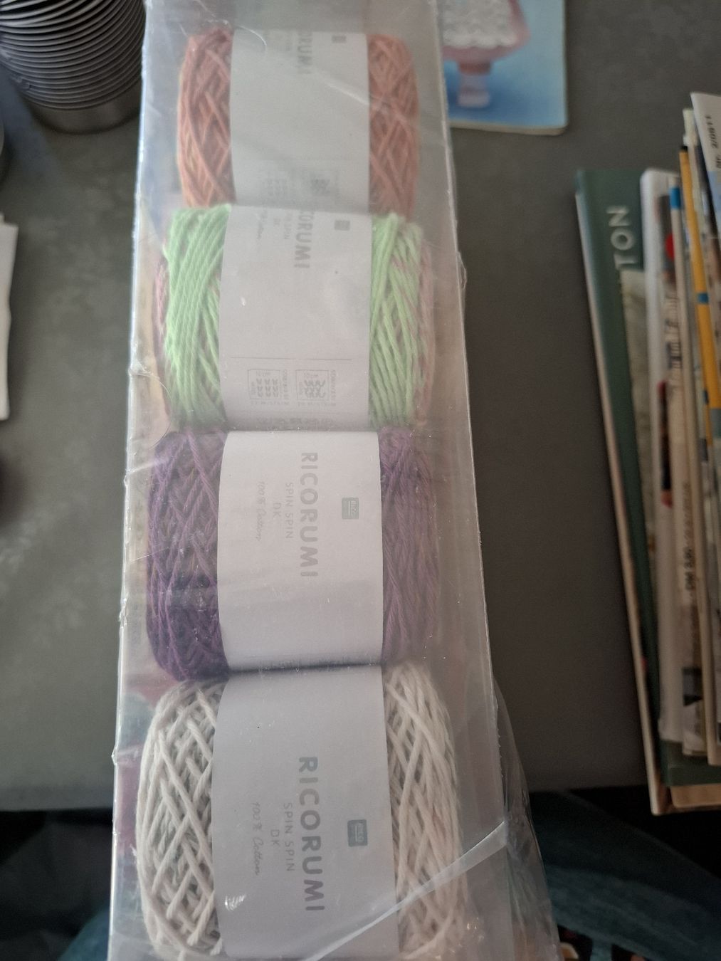 Wolle: Garnset "Spin Spin" multicolour, 8 Knäuel neu – Neu und originalverpackt aus Buchrain von Sracer0 1