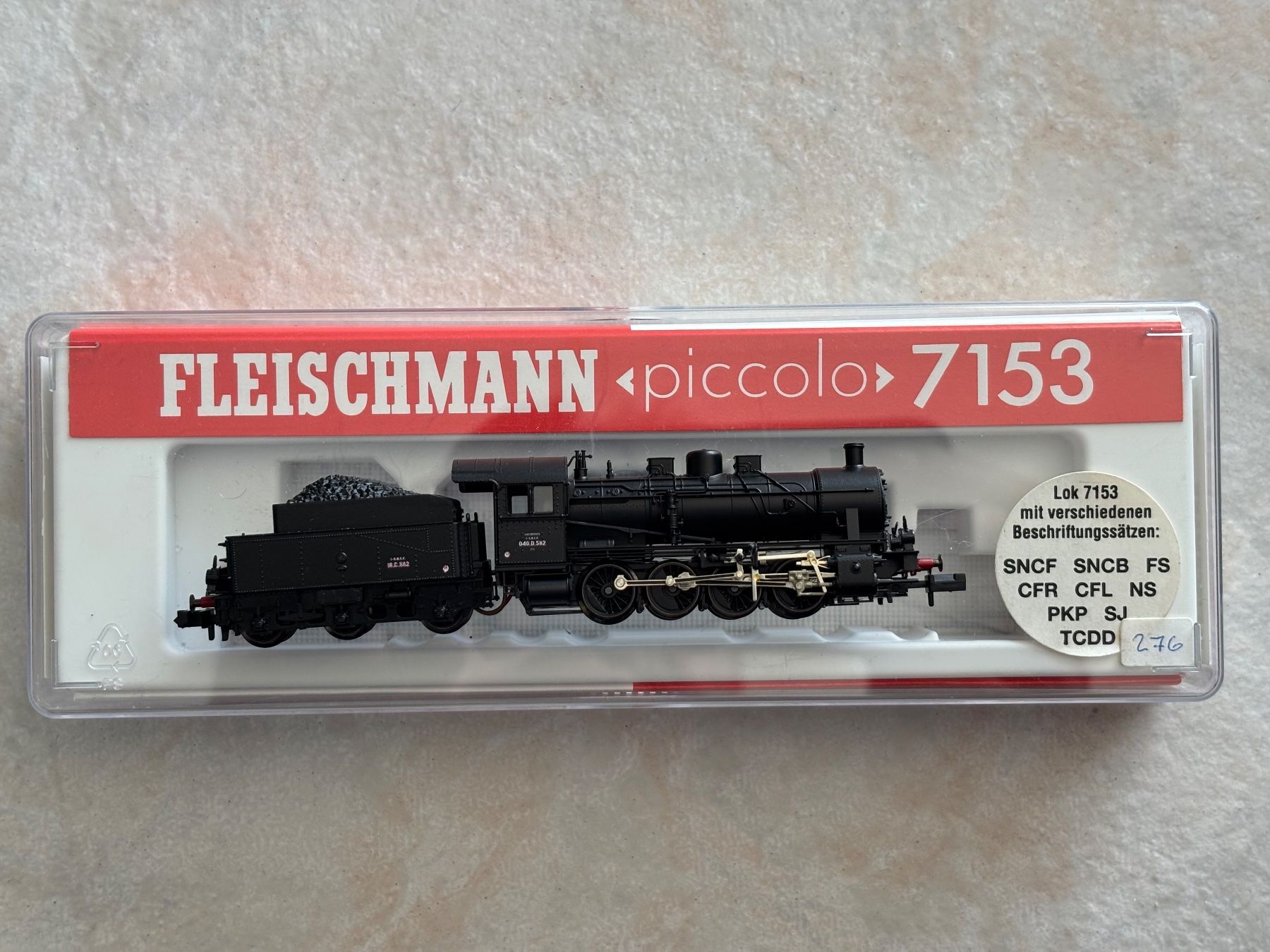 Fleischmann Modellini di ferrovie: Fleischmann 7153 Dampflok – Nuovo e nell'imballaggio originale da Hauterive NE venduto da eriamch 2