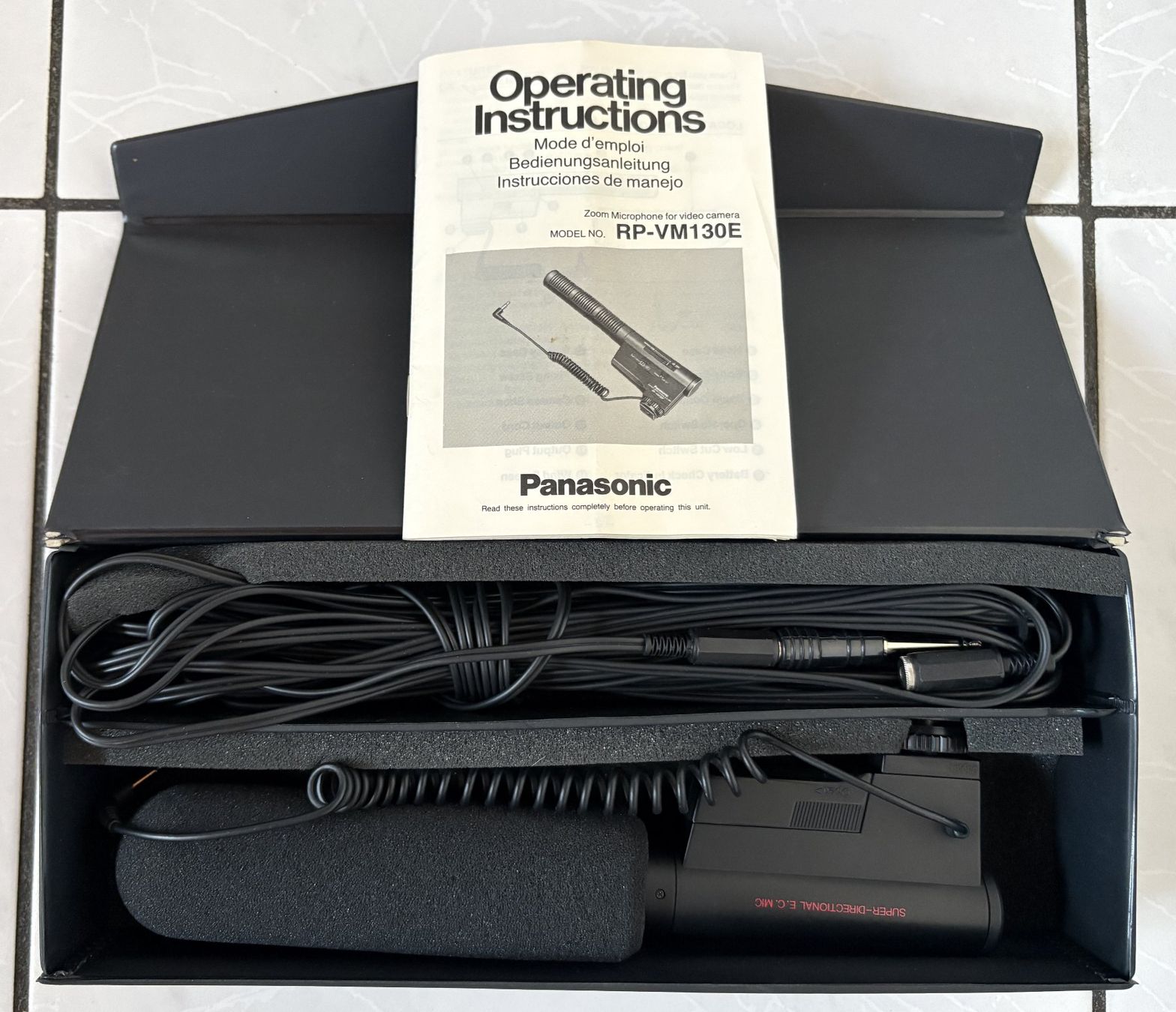 Panasonic Microphones: Panasonic RP-VM130E  Mikrofon – D'occasion à Neukirch-Egnach par Phion 1
